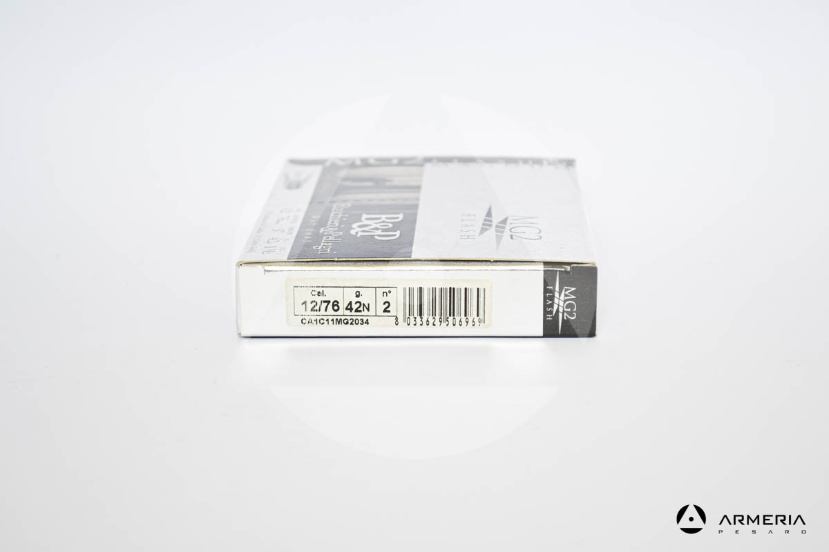 B&P Baschieri e Pellagri MG2 Flash Magnum Extra Velocity calibro 12 - Piombo 2 - 10 cartucce modello