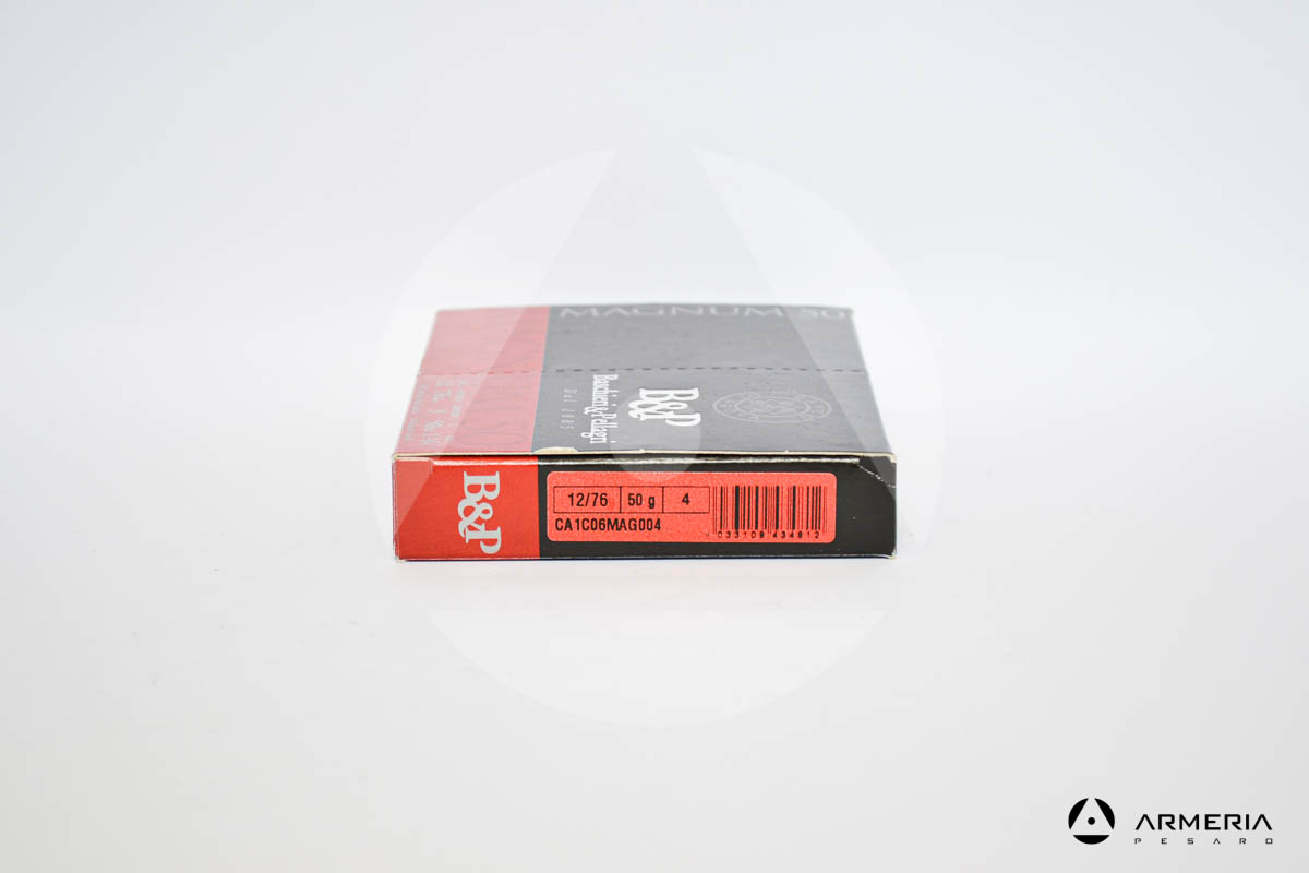 B&P Baschieri e Pellagri Magnum 50 calibro 12 - Piombo 4 - 10 cartucce modello