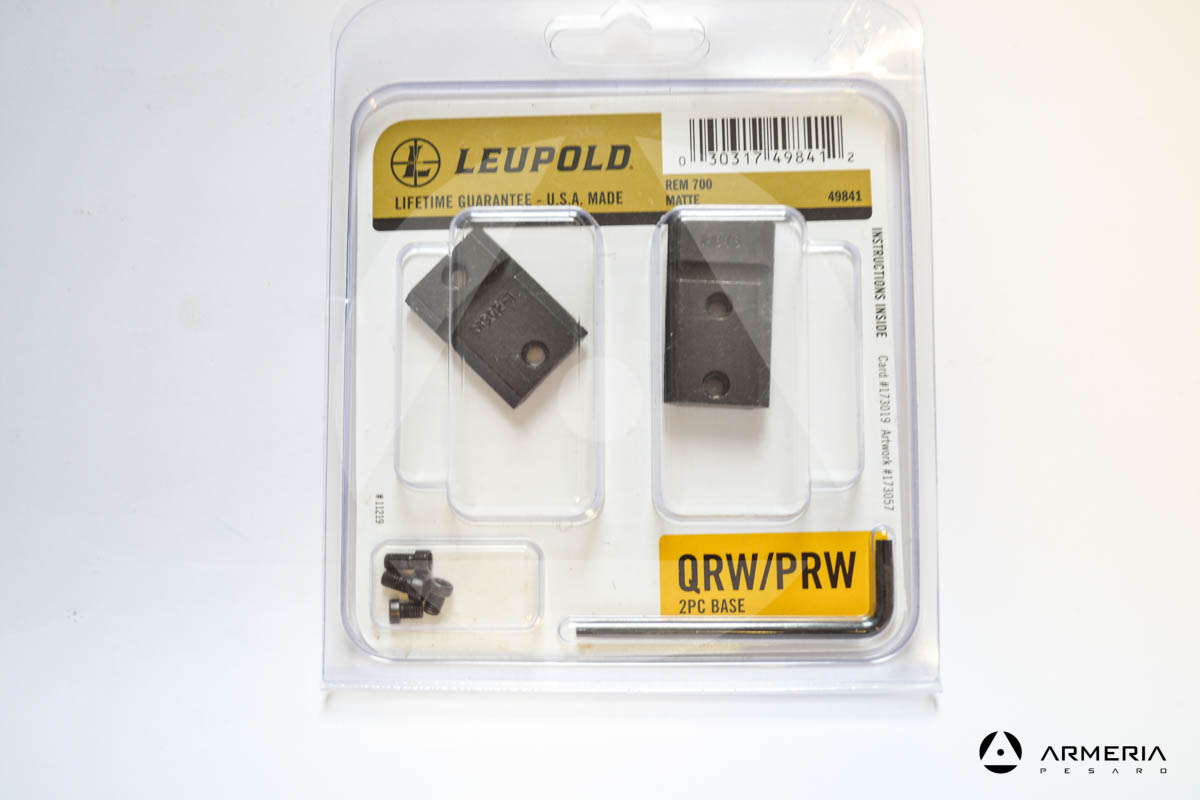 Base per anelli Leupold QRW-PRW REM 700 - matte #49841-0