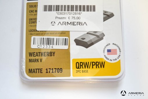 Base per anelli Leupold QRW-PRW Weatherby Mark V - matte #171709-1