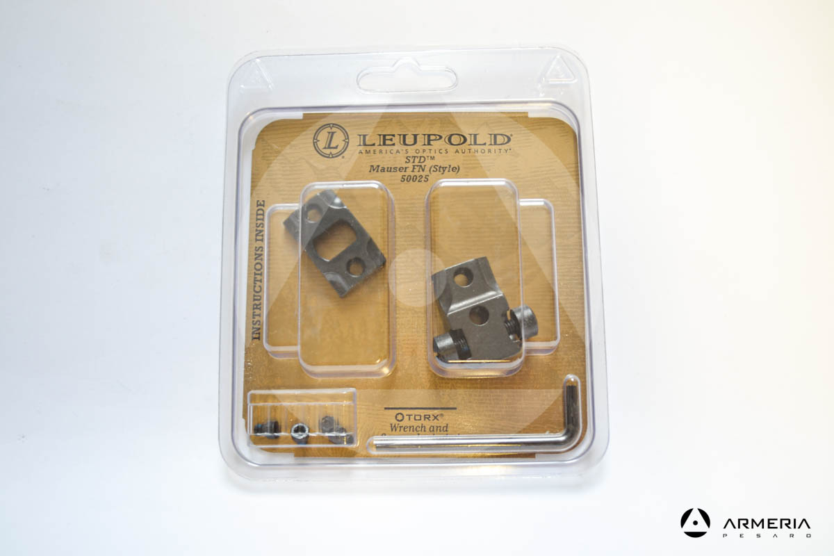Base per anelli Leupold STD Standard Mauser FN (Style) - #50025