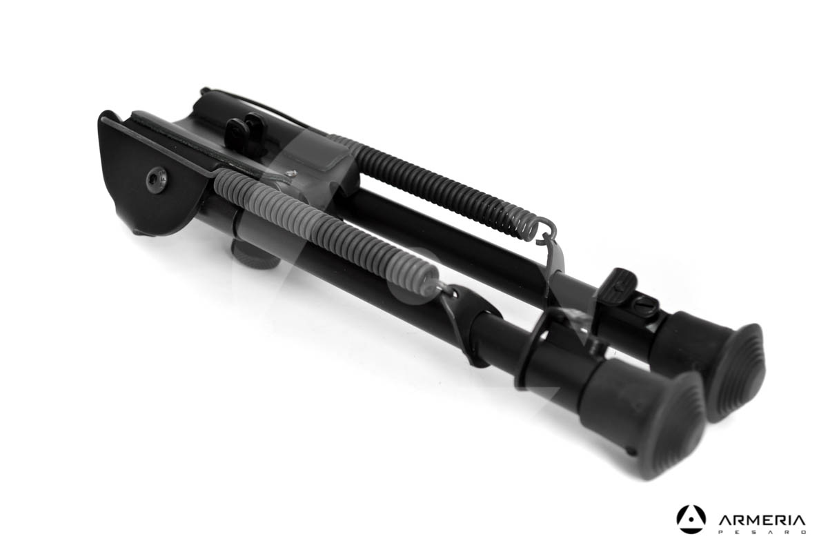 Bipiede professionale Harris Ultralight modello LM Serie 1A2 a base fissa #26054 lato