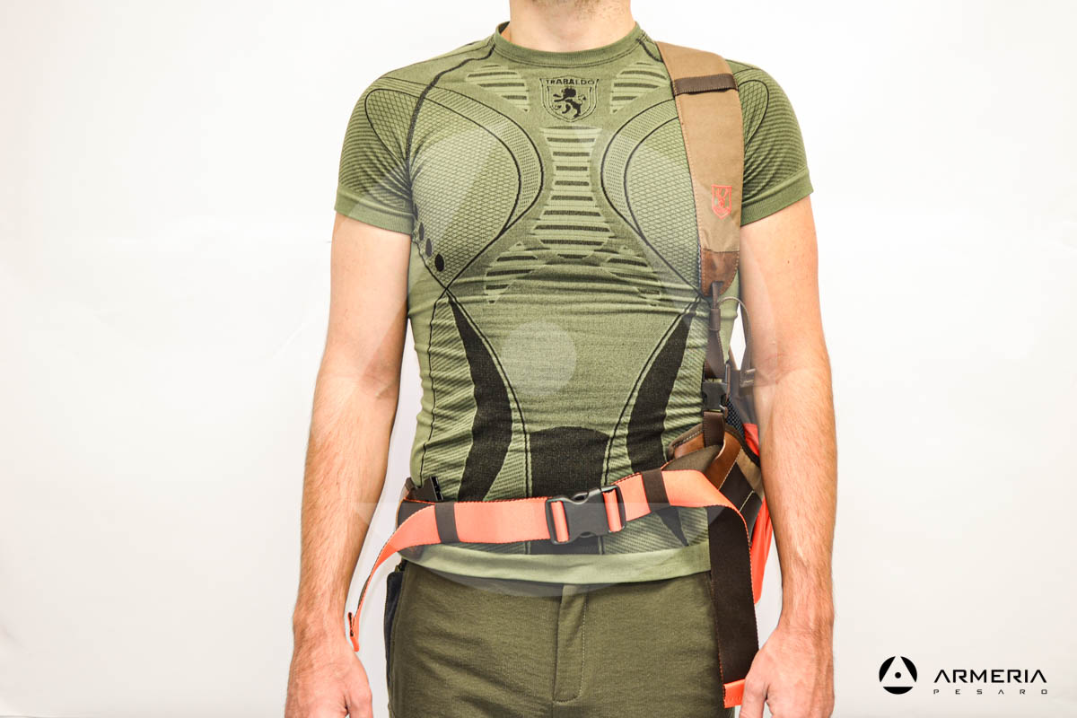 Borsa zaino monospalla Riserva Canvas Idrox con camel bag fronte Borsa zaino monospalla Riserva Canvas Idrox con camel bag fronte