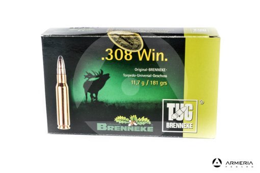 Brenneke TUG calibro 308 Win 181 grani - 20 cartucce