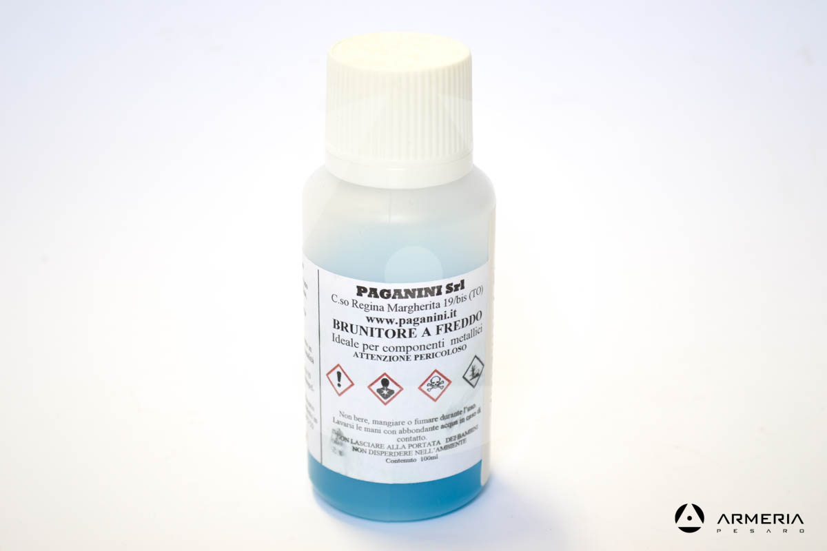 Brunitore a freddo per armi Paganini 100 ml