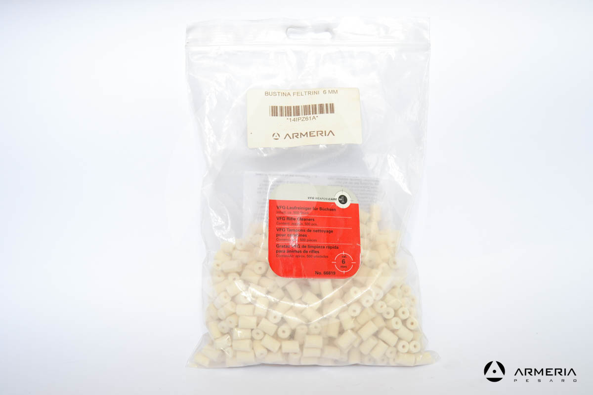 Busta-feltrini-VFG-Weapon-Care-per-pulizia-normale-pistola-calibro-6-mm-500-pezzi