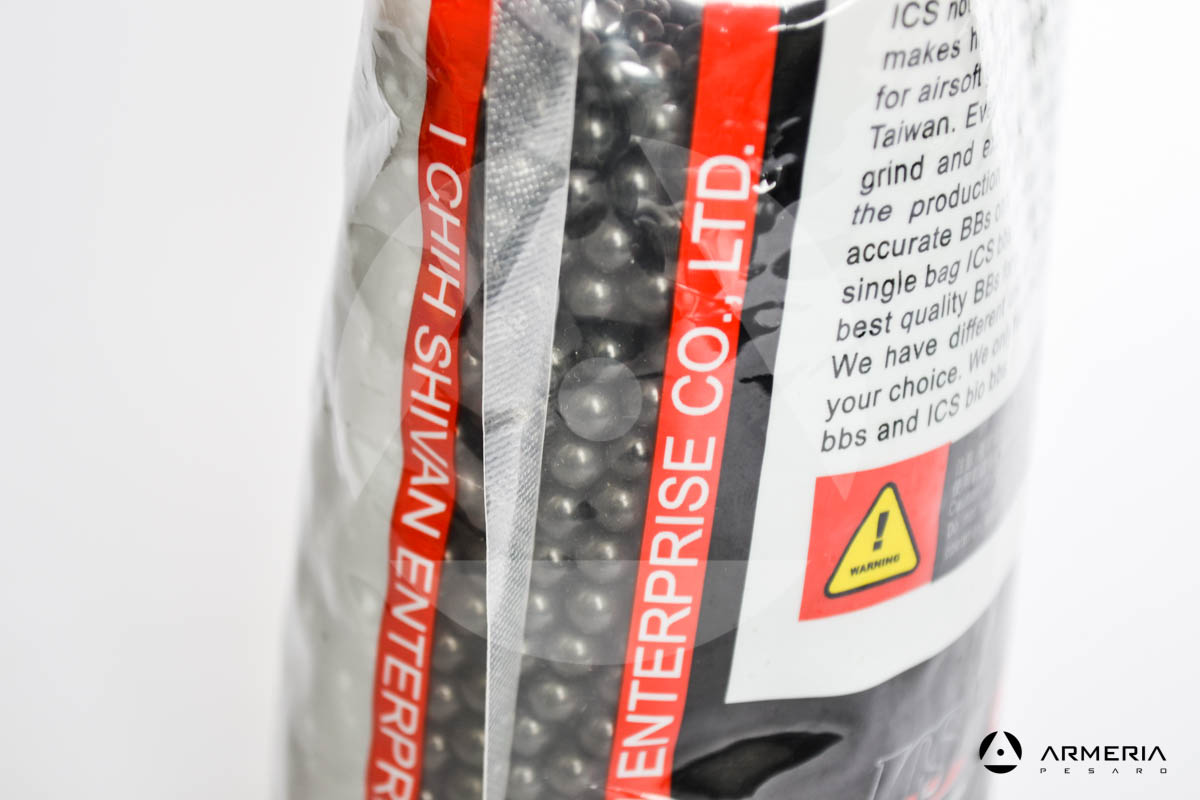 Busta pallini ICS BBs per soft-air 0,20 grammi - 1 Kg - biodegradabili modello