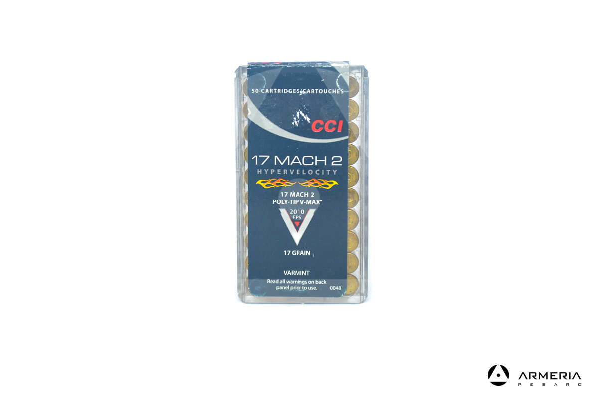 CCI 17 Match 2 calibro 17 M2 V-Max - 17grani - 50 cartucce