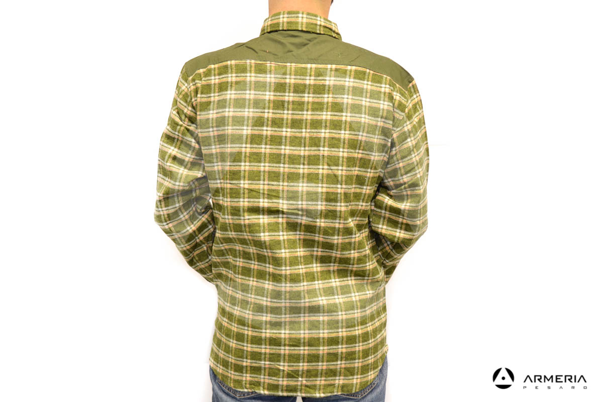 Camicia a quadri scozzese Patton taglia M retro