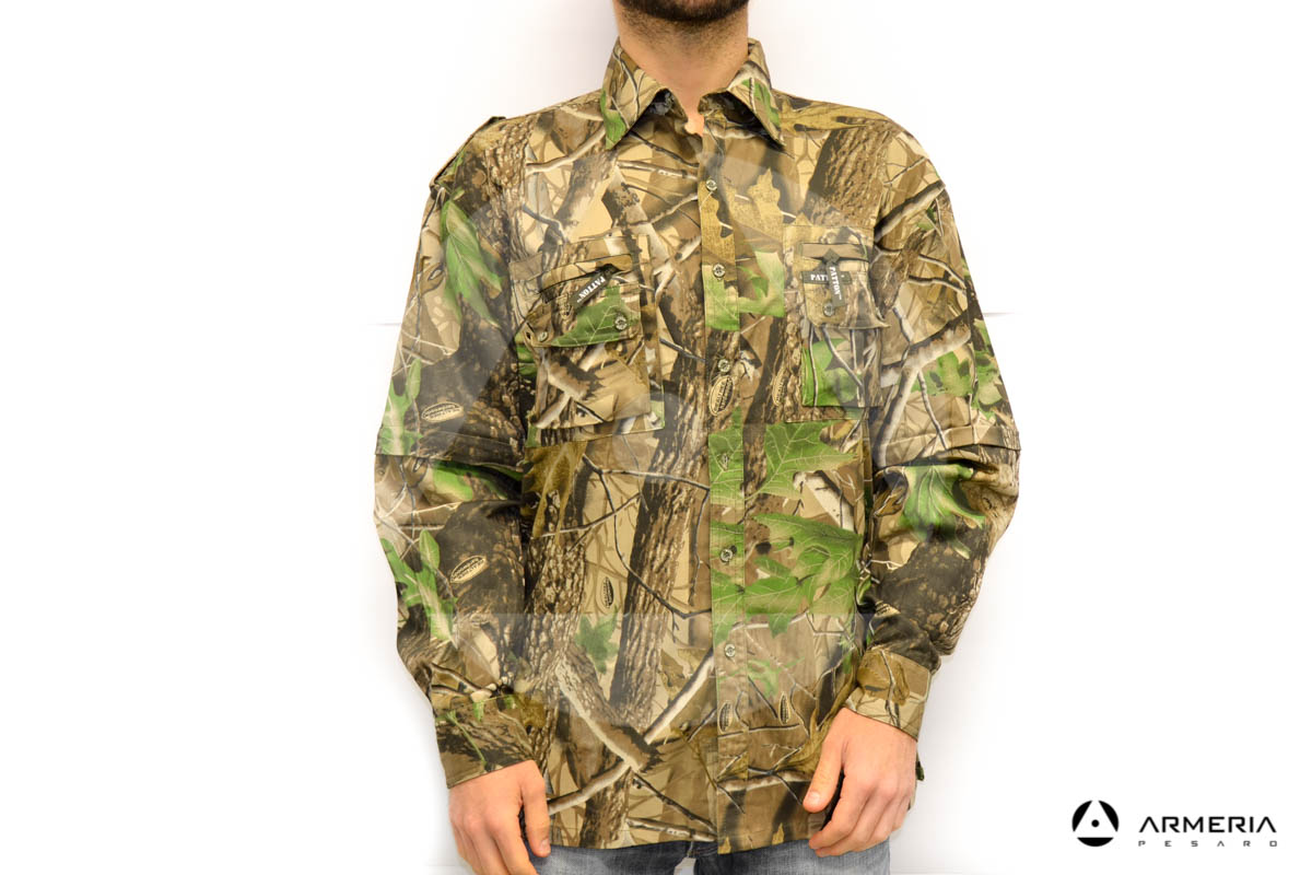 Camicia camo manica lunga Patton taglia M