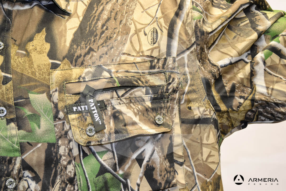 Camicia camo manica lunga Patton taglia M macro