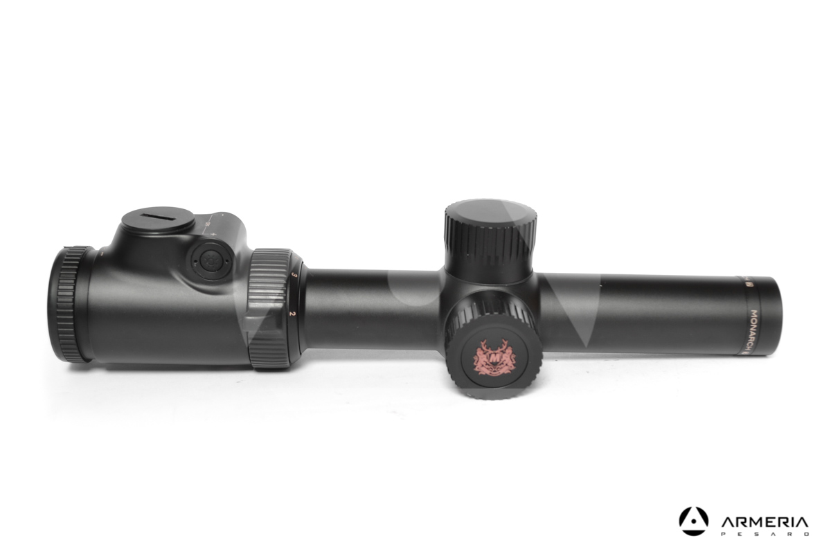 Cannocchiale Ottica Nikon Monarch 7 1-4x24 IL R4D Ret illuminato 4 Dot lato
