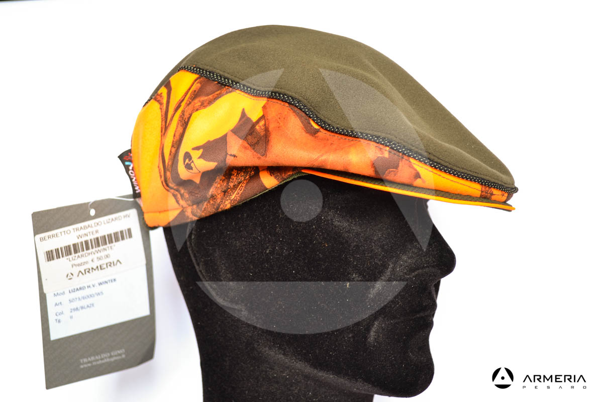 Cappello berretto Trabaldo Lizard H.V. Winter caccia taglia II