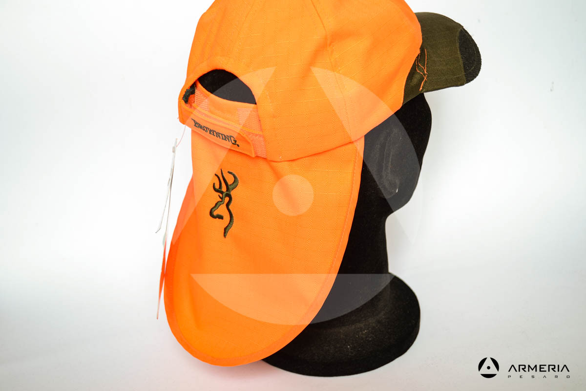 Cappello berretto da caccia Browning Tracker Pro con protezione collo retro