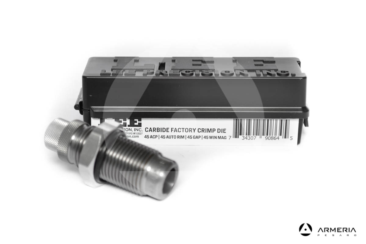 Carbide Factory Crimp Die Lee calibro 45 ACP - 45 Auto Rim - 45 Win Mag - 45 gap