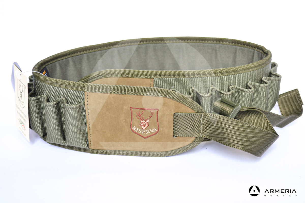 Cartuccera verde Riserva equipaggiamento caccia 26 celle calibro 12