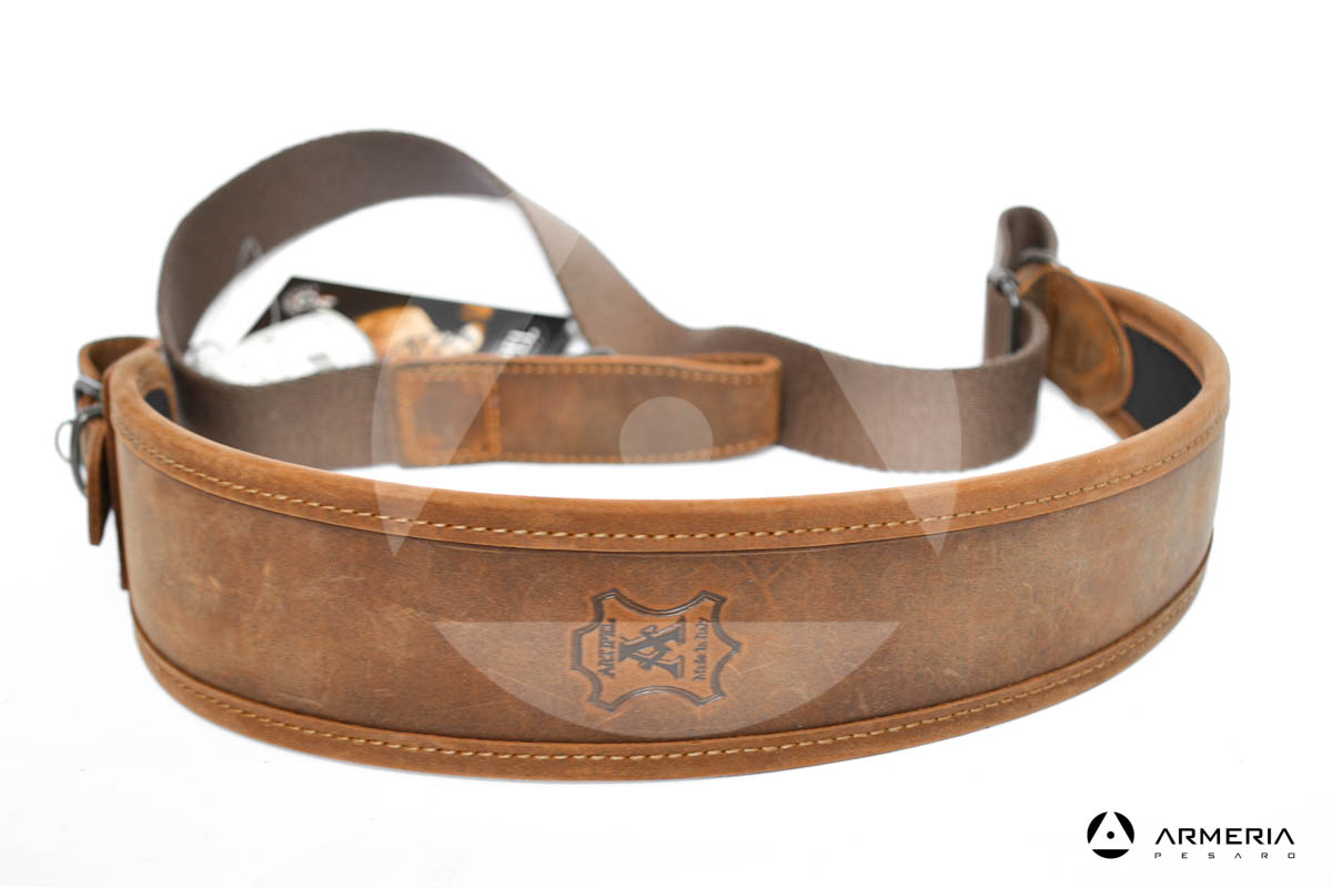 Cinghia Bretella Artipel BR12 regolabile in pelle per carabina