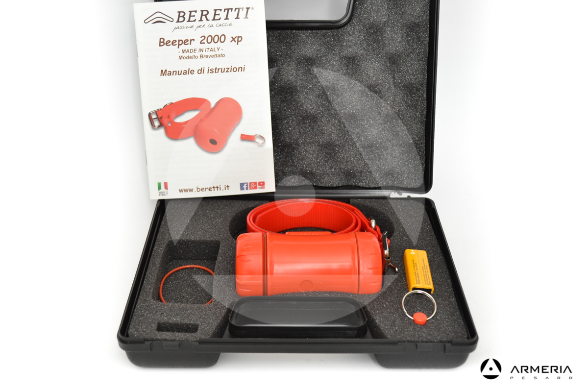 Collare cane Beeper Beretti 2000 XP orange con radiocomando Collare cane Beeper Beretti 2000 XP orange con radiocomando