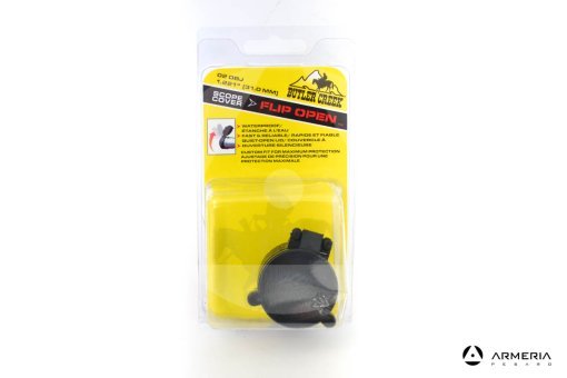 Copertura cover protettiva cannocchiale Butler Creek 02 OBJ diametro 31 mm