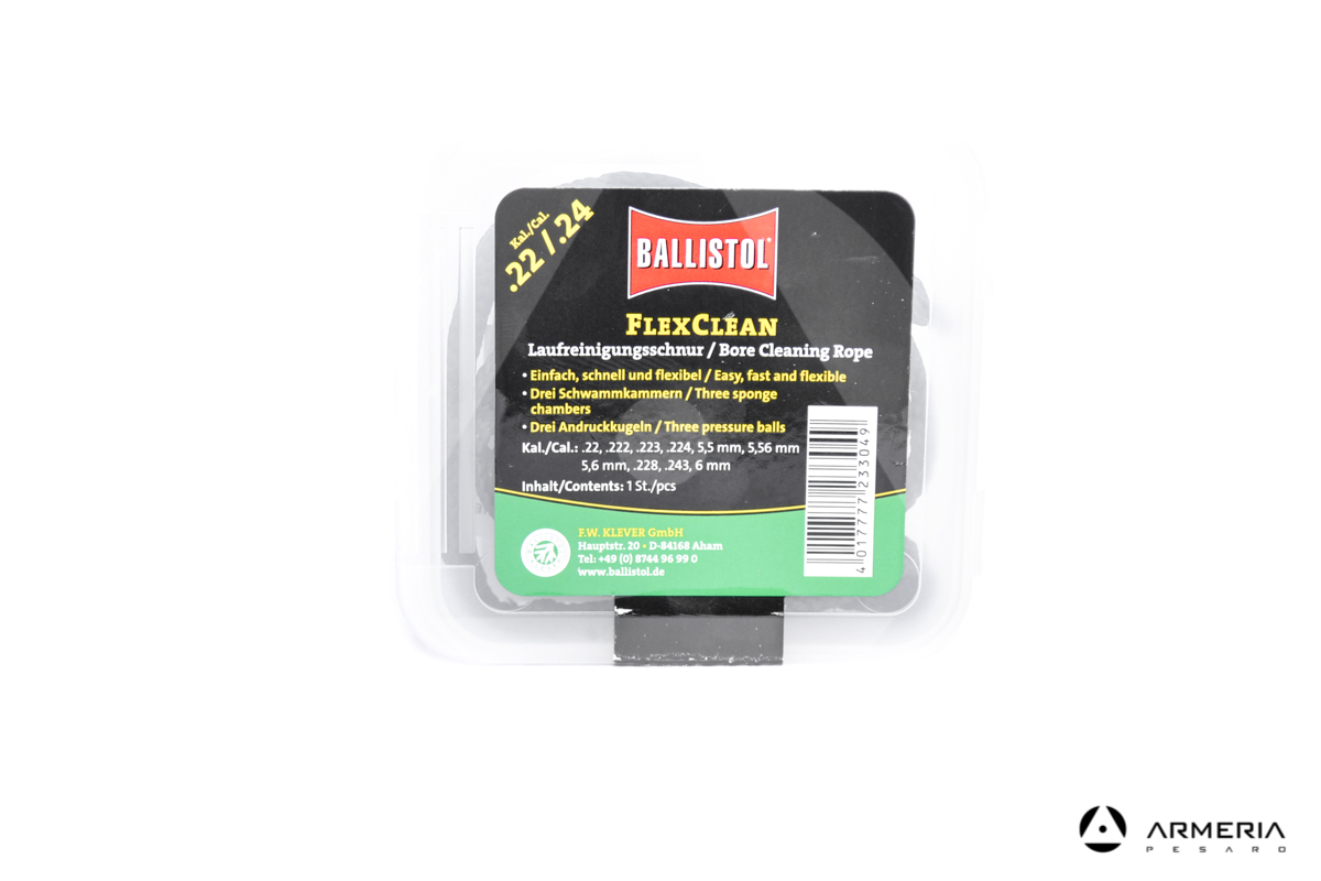 Corda pulizia canna Ballistol FlexClean calibro 22 - 24