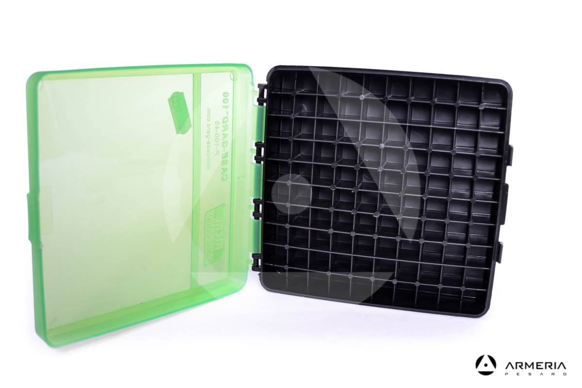 Custodia per munizioni MTM P-100-45 per pistola - 100 celle