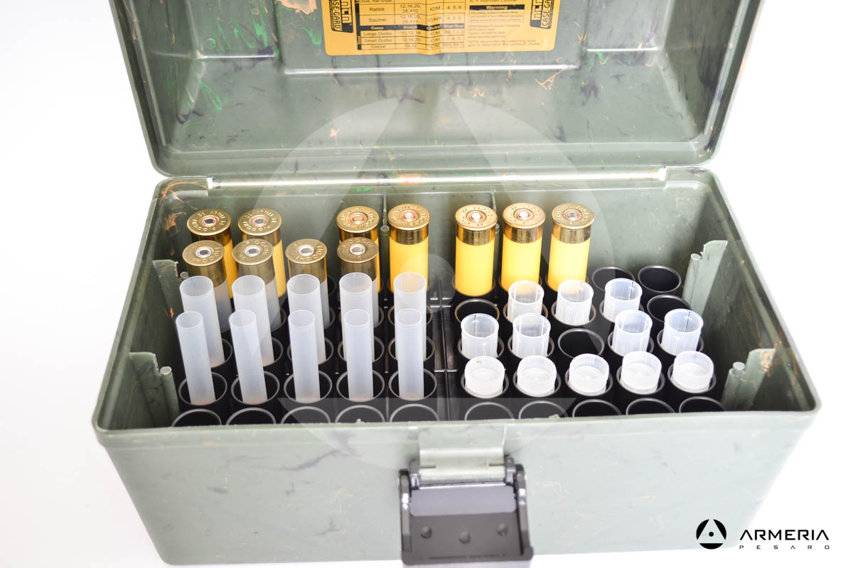 Custodia per munizioni MTM SF-100 calibro 12 - 100 celle vista