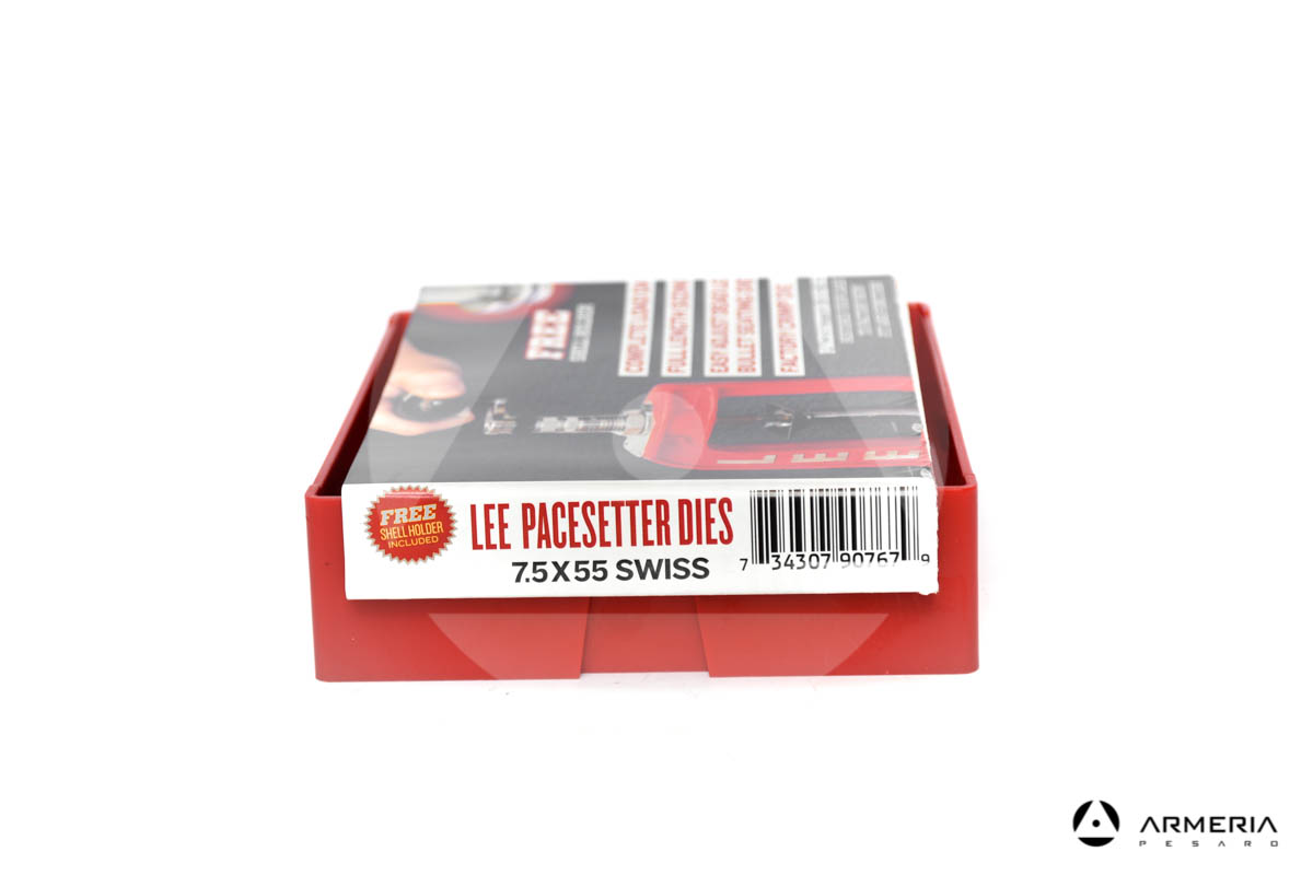 Dies Lee Pacesetter calibro 7.5x55 Swiss - Shell Holder omaggio
