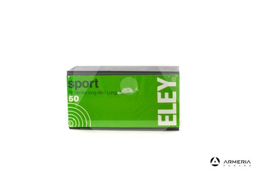Eley Sport calibro 22 Rimfire Long Rifle - 50 cartucce