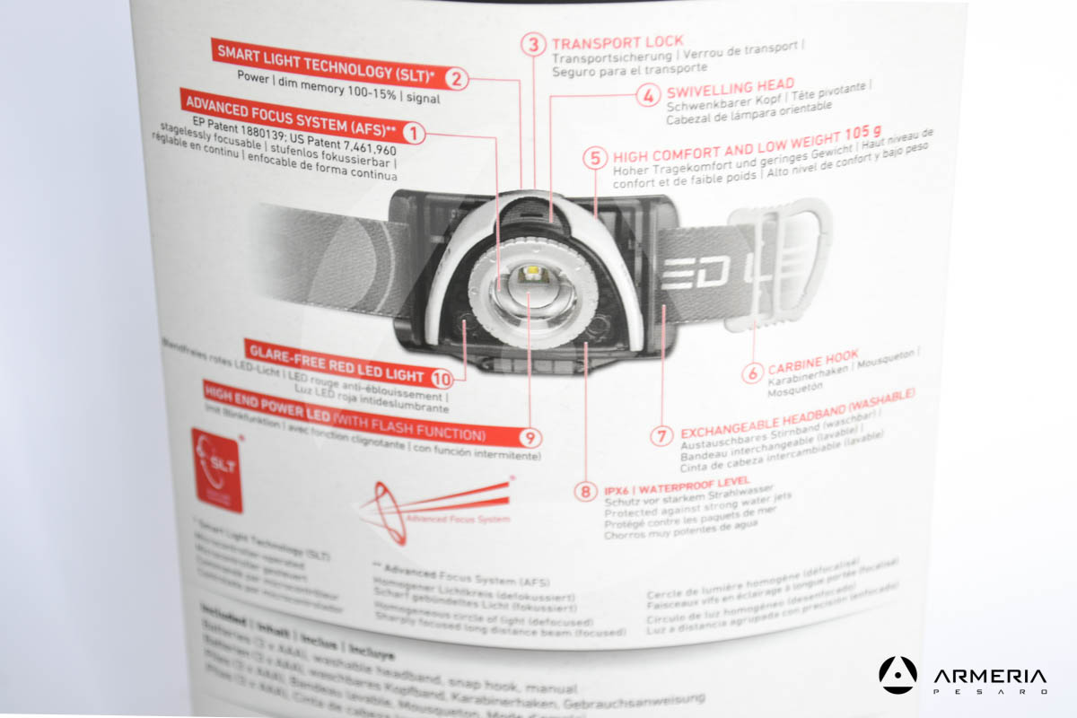 Faro da testa Torcia frontale Led Lenser SEO 5 plus