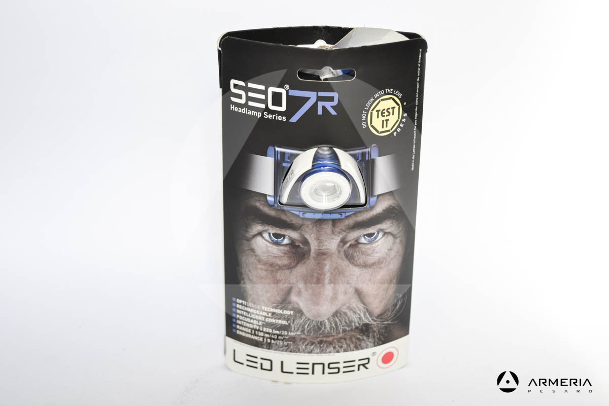 Faro da testa Torcia frontale Led Lenser SEO 7R ricaricabile