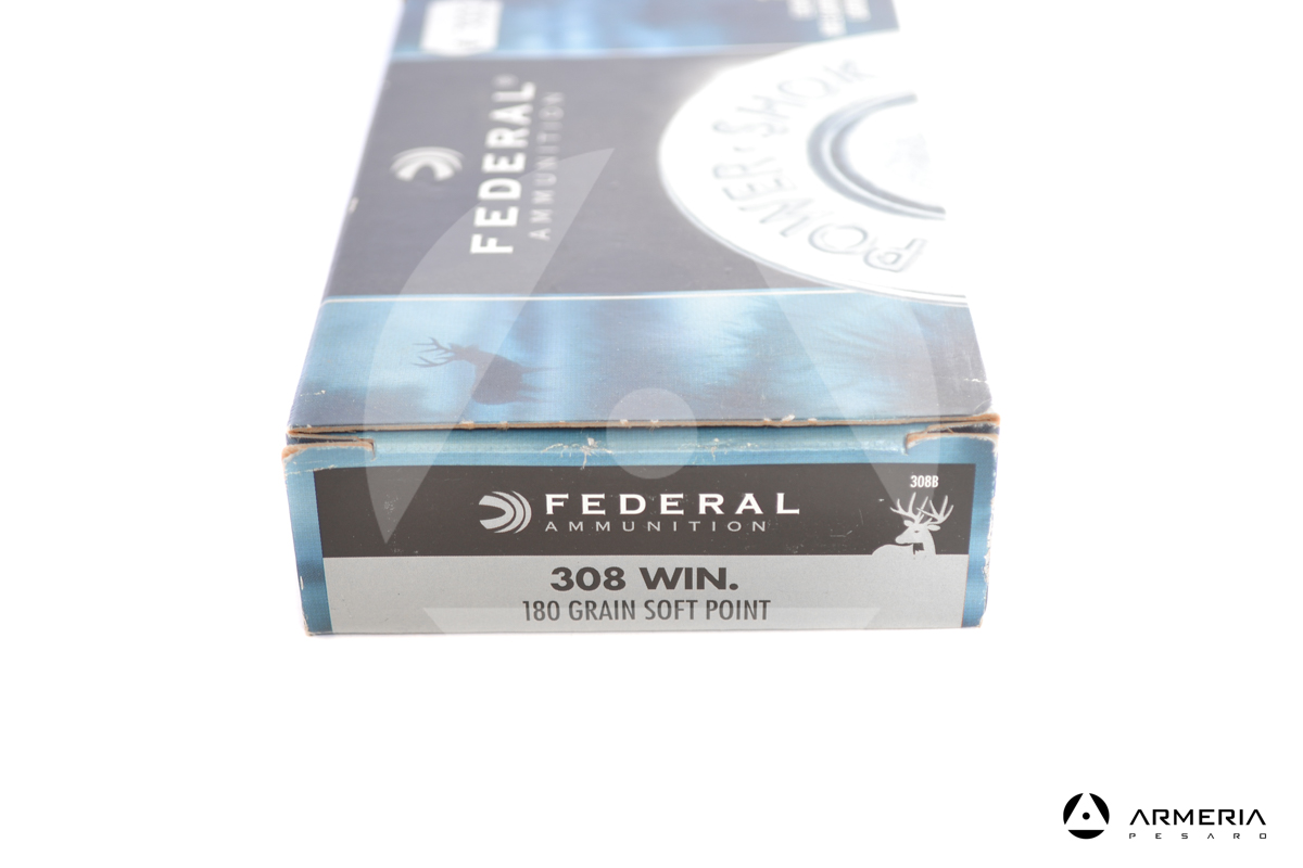 Federal Ammunition calibro 308 Win 180 grani Soft Point - 20 cartucce
