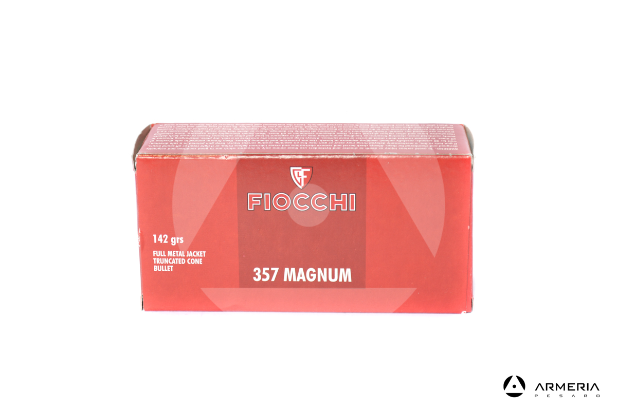 Fiocchi calibro 357 Magnum FMJTC 142 grani - 50 cartucce