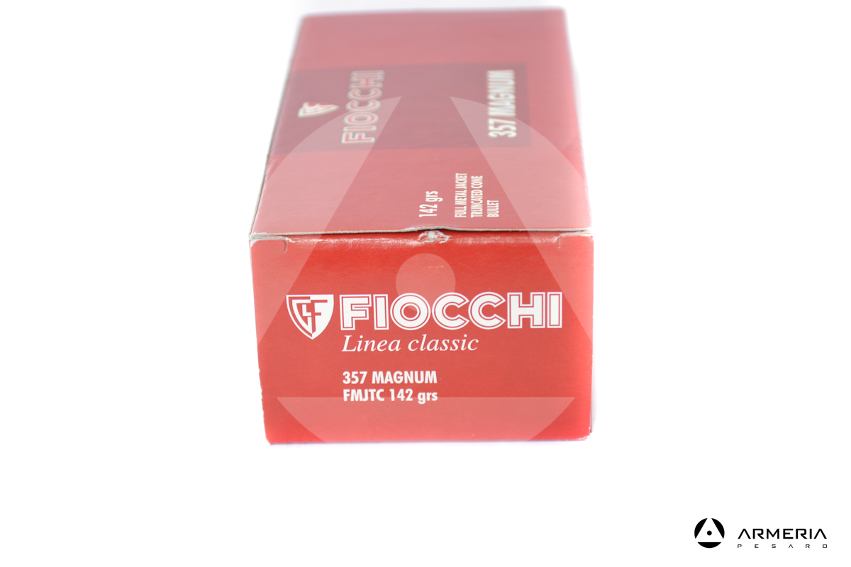 Fiocchi calibro 357 Magnum FMJTC 142 grani - 50 cartucce modello