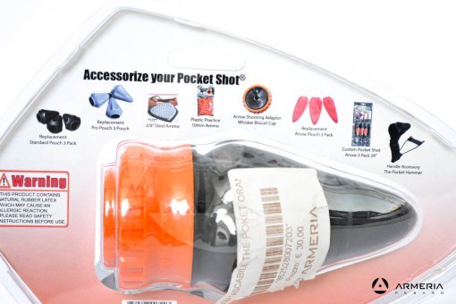 Fionda tascabile The Pocket Shot imballo