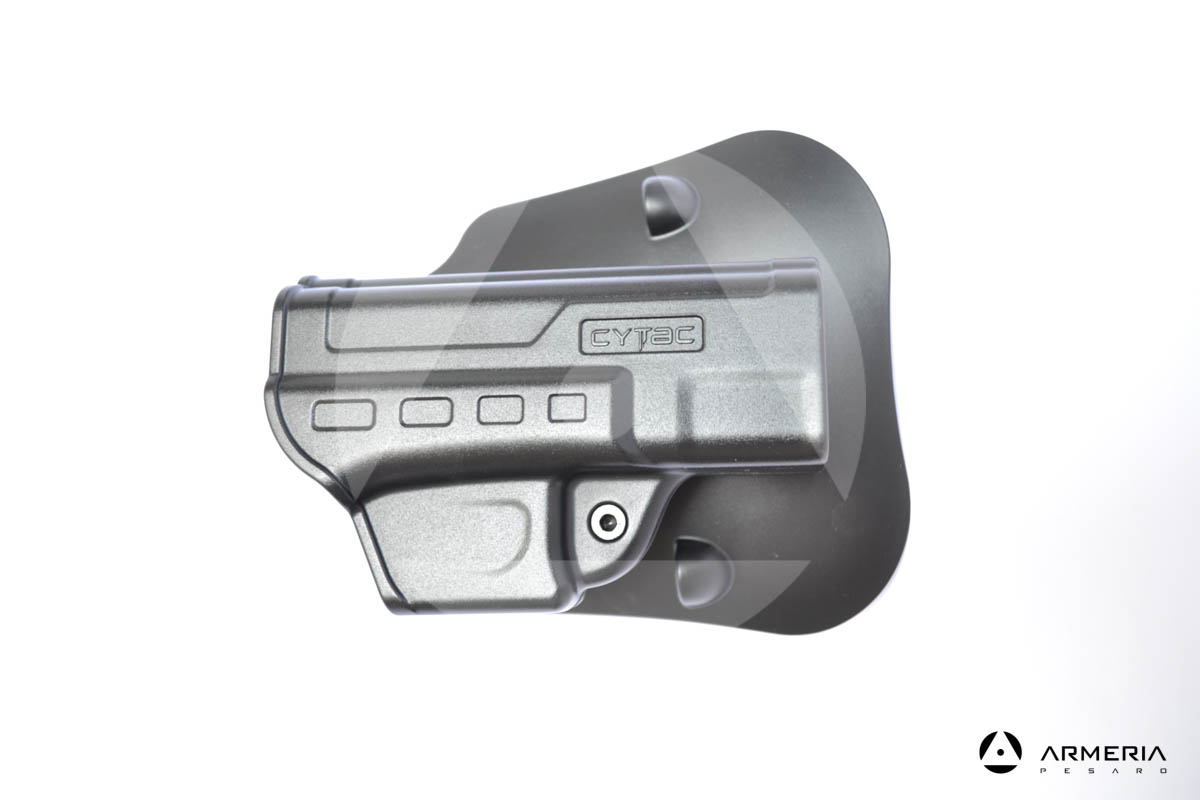 Fondina Cytac CY-FG19 per pistola Glock 19, 23, 32 (Gen 1,2,3,4) in polimero rotabile