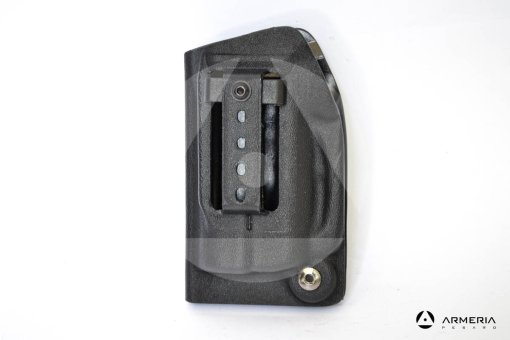 Fondina Vega Holster nera per pistola di difesa personale Umarex Walther PDP Pro Secur retro