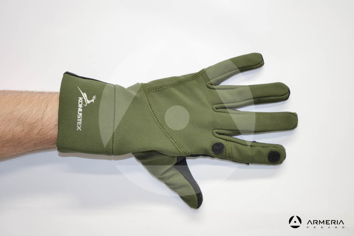 Guanti termici Konustex Ardito con dito scoperto taglia L #0297 dorso