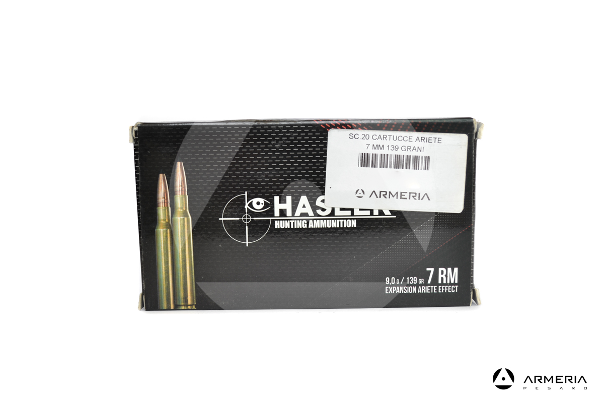 Hasler Expansion Ariete Effect calibro 7 RM - 139 grani - 20 cartucce