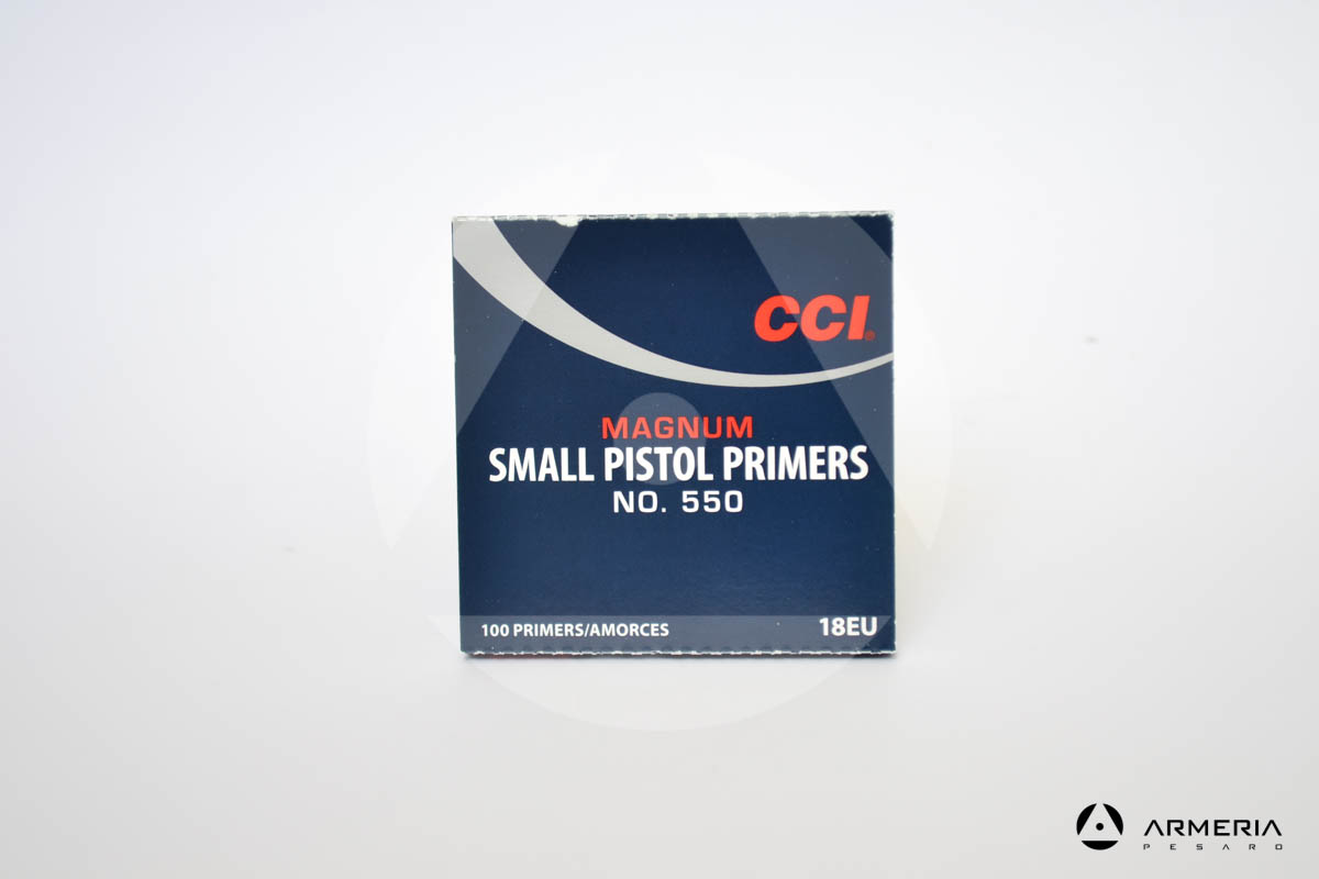Inneschi CCI Magnum Small Pistol Primers n. 550 - 100 pz - 18EU -0