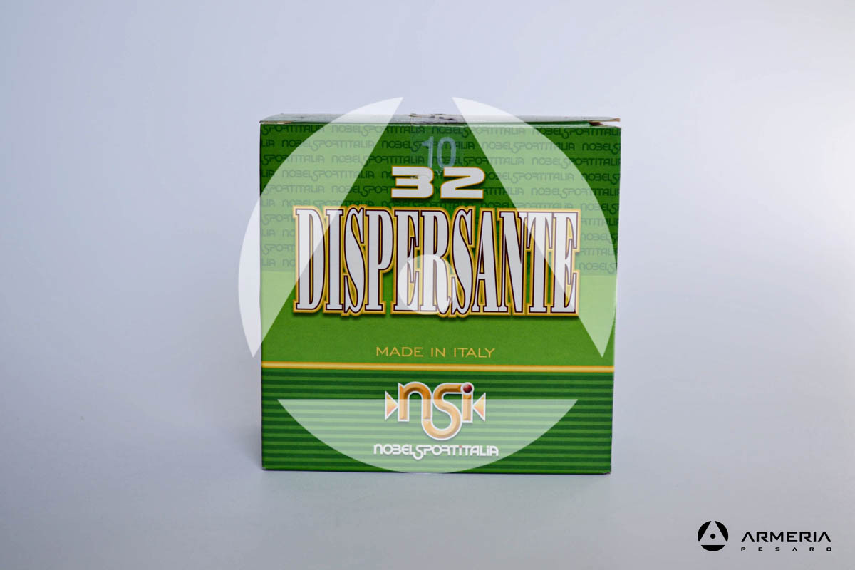 NSI Nobel Sport Italia Dispersante calibro 12 - Piombo 10 - 25 cartucce fronte