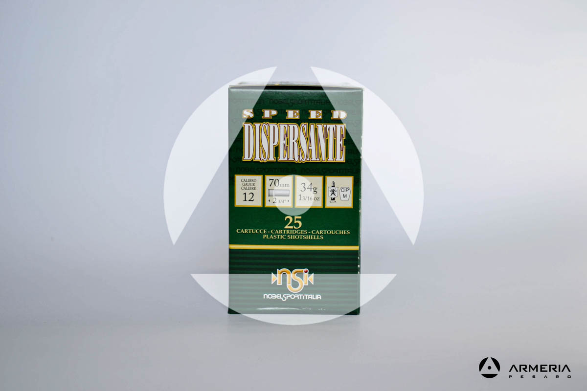 NSI Nobel Sport Italia Dispersante calibro 12 - Piombo 7_5 Mix - 25 cartucce_1 lato