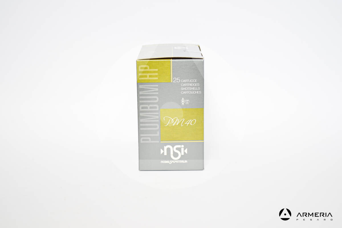 NSI Nobel Sport Italia PM40 Plumbum HP calibro 12 - Piombo 6 - 25 cartucce modello