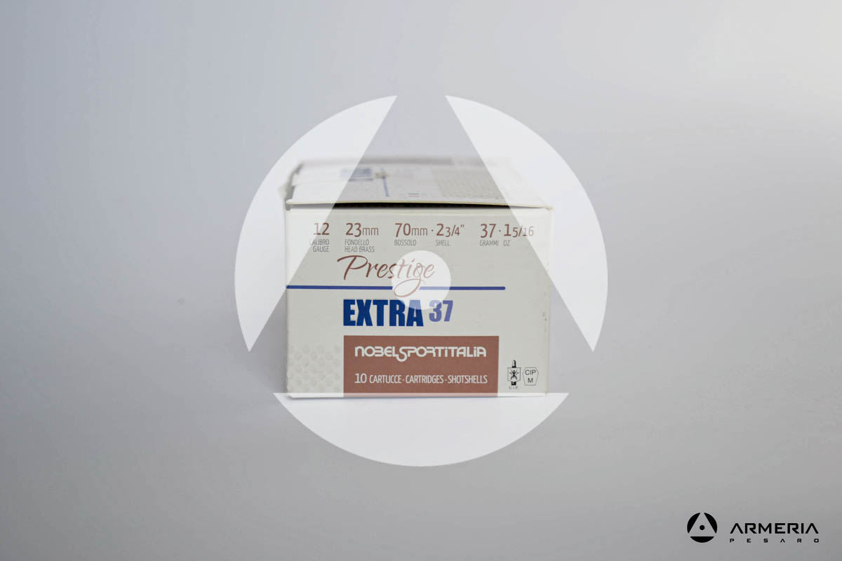 NSI Nobel Sport Italia Prestige Extra 37 calibro 12 - Piombo 5 - 10 cartucce_1 lato