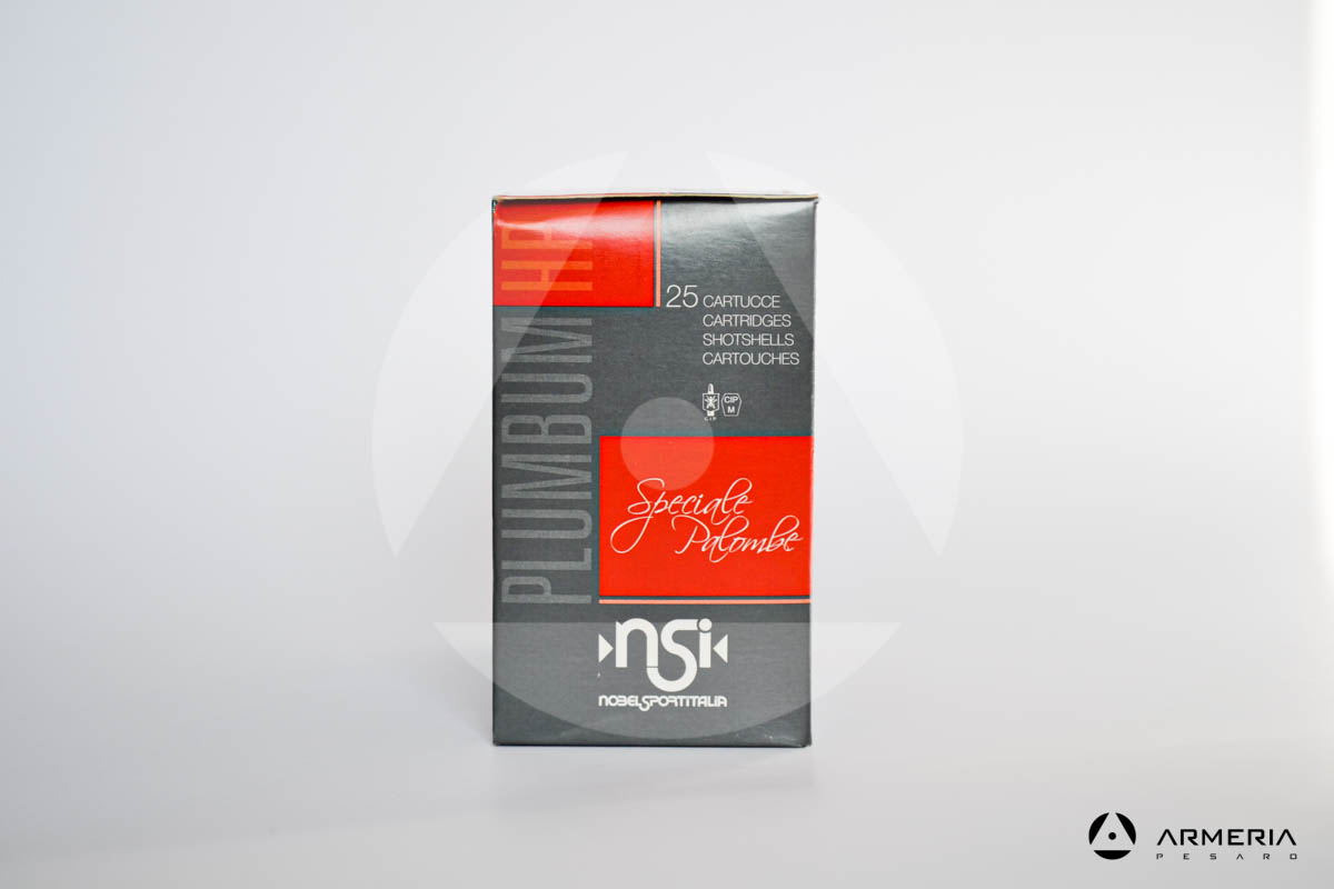 NSI Nobel Sport Italia Speciale Palombe calibro 12 - Piombo 6 - 25 cartucce lato