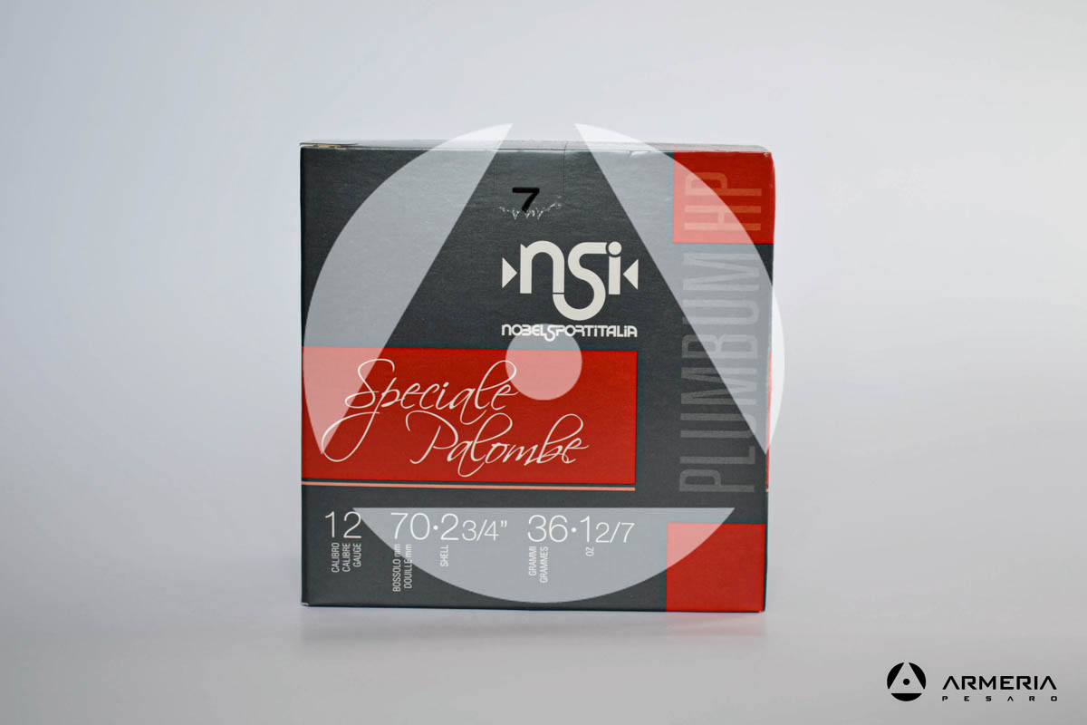 NSI Nobel Sport Italia Speciale Palombe calibro 12 - Piombo 7 - 25 cartucce modello