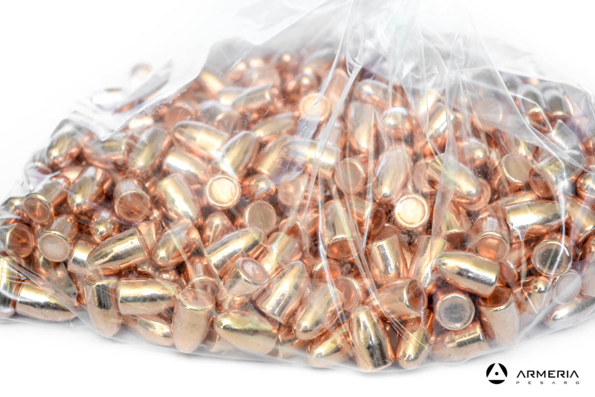 Palle ogive ramate Fiocchi calibro 9mm RNCP 123 grani -500 pz