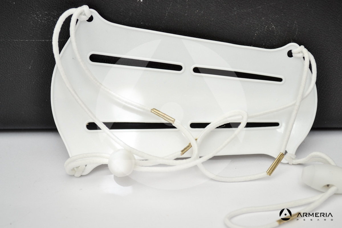 Parabraccio Exe in plastica bianco retro