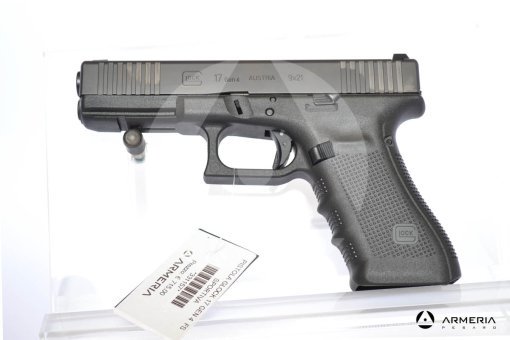 Pistola semiautomatica Glock modello 17FS Gem 4 calibro 9x21 con 2 caricatori canna 5 Sportiva Pistola semiautomatica Glock modello 17FS Gem 4 calibro 9x21 con 2 caricatori canna 5 Sportiva