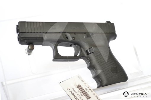 Pistola semiautomatica Glock modello 19FS Gem 4 calibro 9x21 con 2 caricatori canna 5