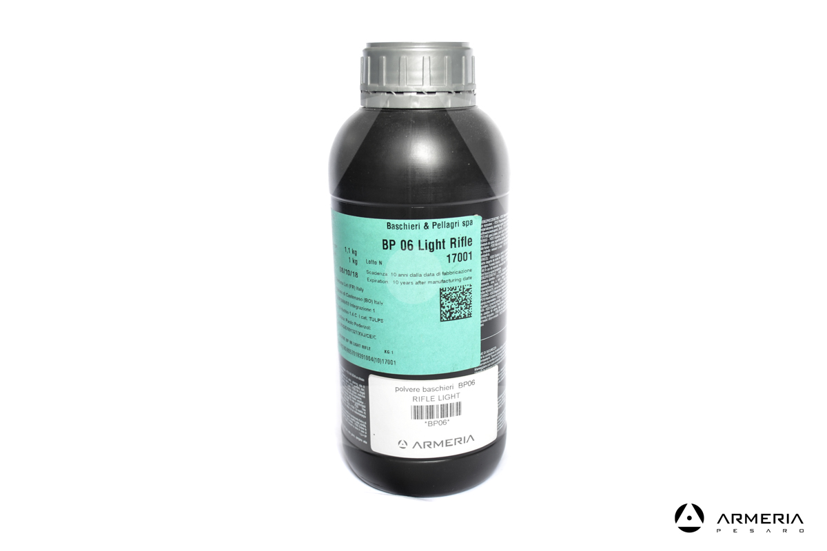 Polvere da ricarica B&P Baschieri e Pellagri BP 06 Light Rifle